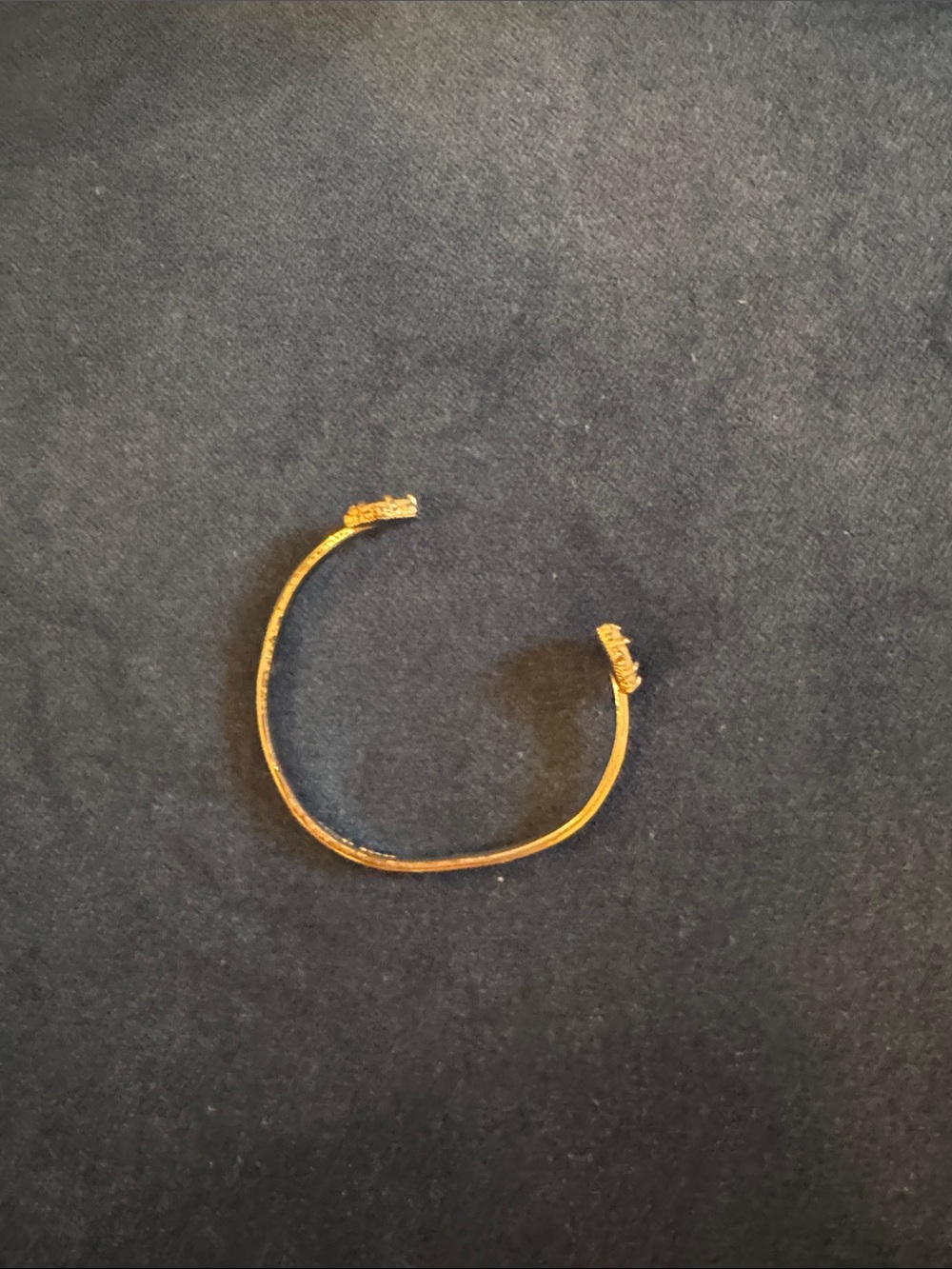 Kendra Scott Gold Open Cuff Bracelet with Decorative Ends